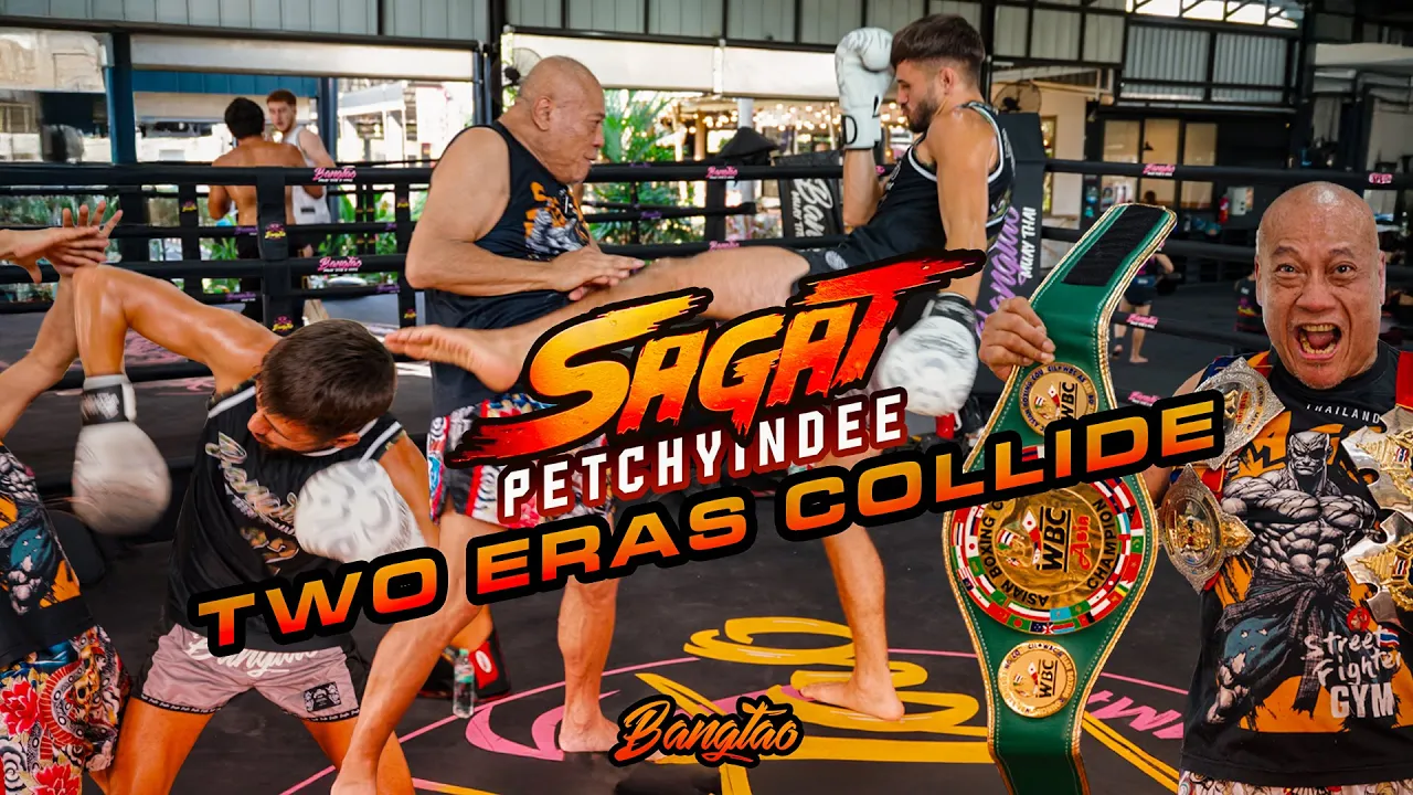 Muay Thai & Street Fighter Legend Sagat Shows His Favourite Combos with World Champ Savvas Michael!