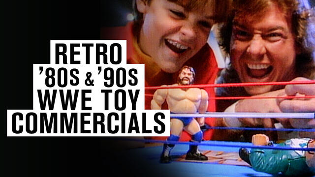 Retro 1980s and ’90s WWE toy commercials: From the WWE Vault background