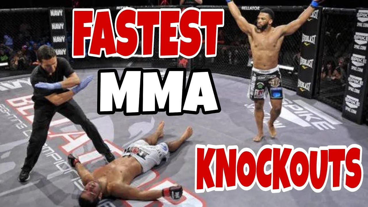 Fastest Finishes in MMA 2023 background