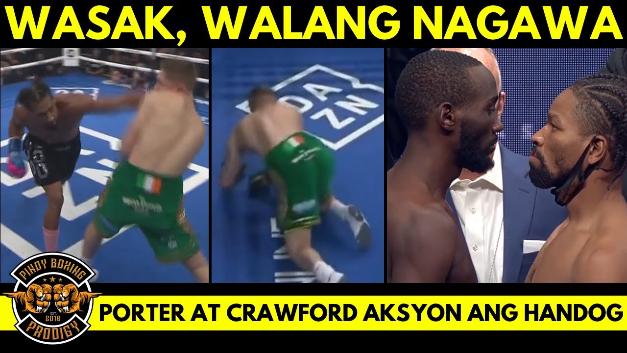 Quigley DUROG kay Andrade | Porter at Crawford mainit ang tinginan sa Weigh-in background