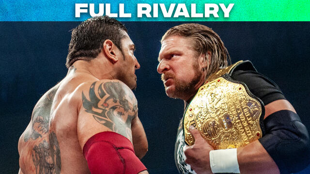 Batista vs. Triple H – RIVALRY HISTORY: WWE Playlist background