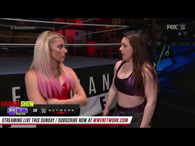 WWE SMACKDOWN: Nikki Cross becomes unhinged and attacks Bayley backstage ...