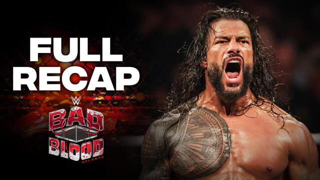 Full Bad Blood 2024 highlights backdrop