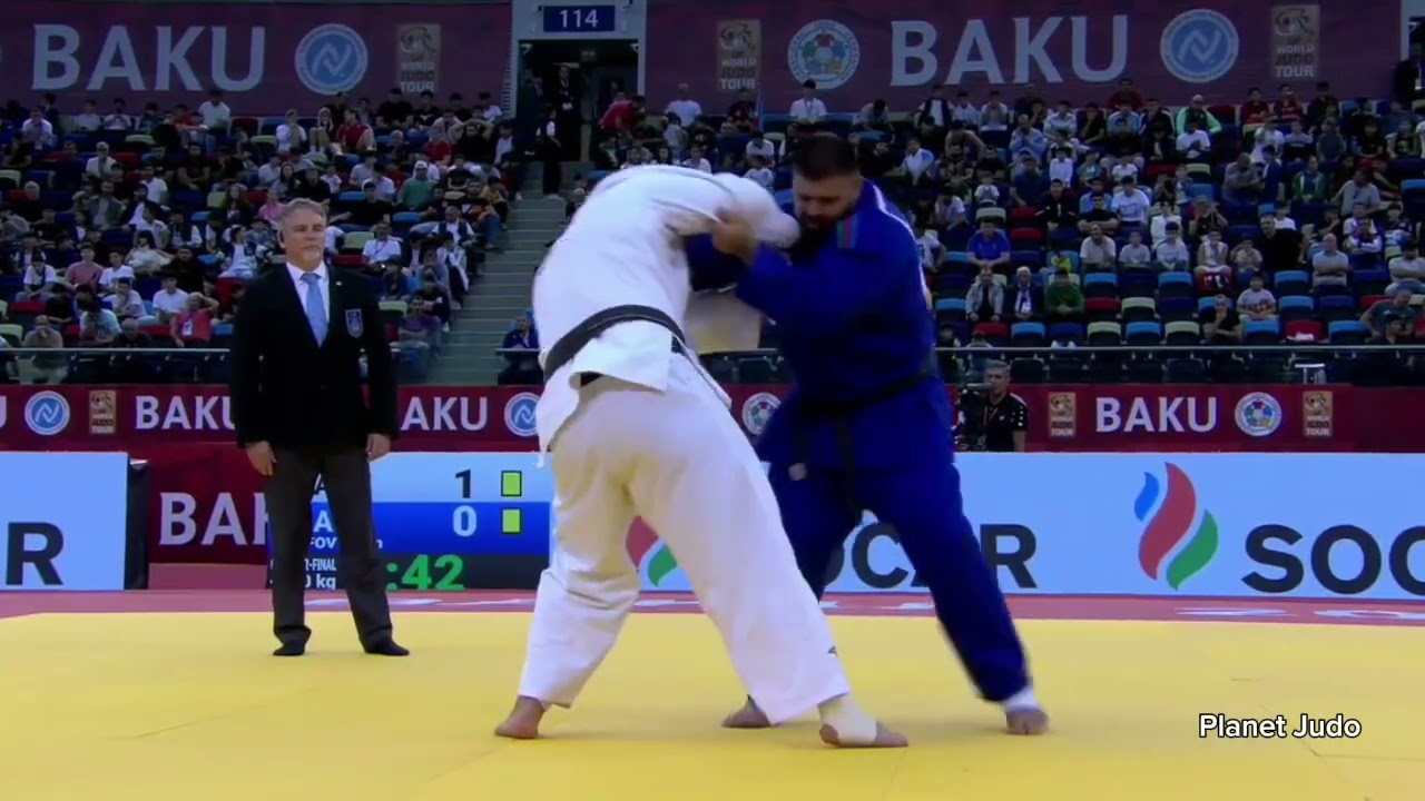 Inal TASOEV 🇷🇺 🆚️ Imran YUSIFOV 🇦🇿 | четвертьфинал/+100кг | Большой Шлем Баку 2023