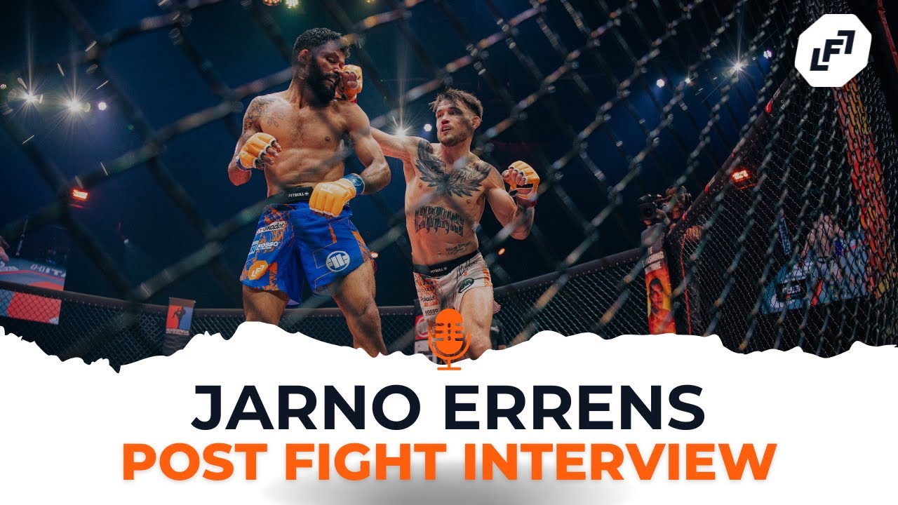 LFL20 POST-FIGHT INTERVIEW: Jarno Errens