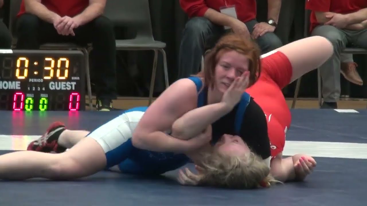 Canada Women's Wrestling - Ginger Dominates Blonde