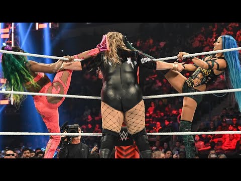 WWE Sasha Banks & Naomi vs Doudrop & Nikki A.S.H - Full Match 5/9/22 background