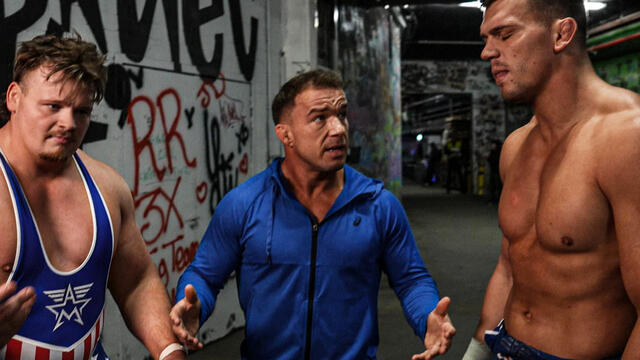 Chad Gable to American Made: "Who was that masked man?”: Raw exclusive, March 17. 2025 background