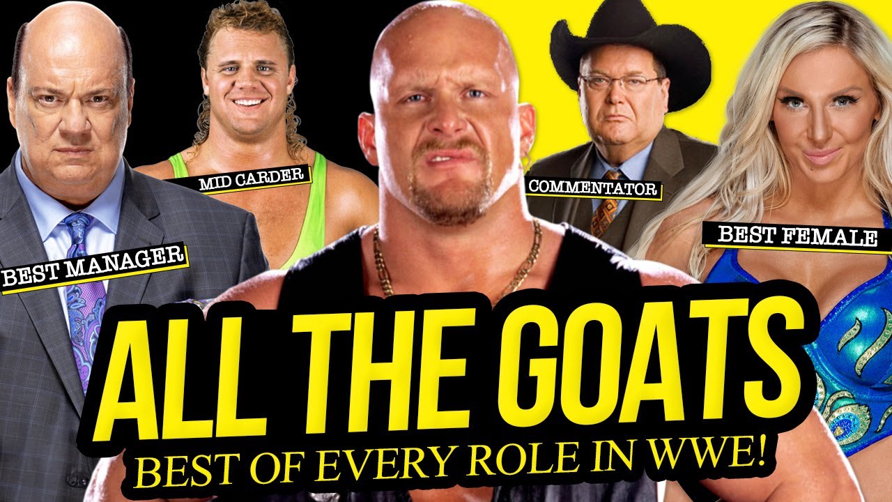 The GOAT of EVERY Role in WWE History! background
