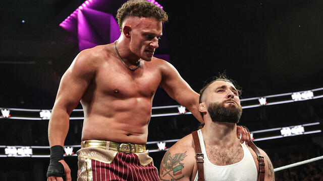 The D’Angelo Family vs. DarkState | Six-Man Tag Team Match: Stand & Deliver 2025 highlights background