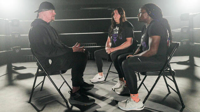Undertaker to PC Athletes: “I have to let one of you go”: WWE LFG backdrop