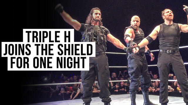 Triple H joins The Shield against Bray Wyatt and The Bar in Glasgow: From the WWE Vault background