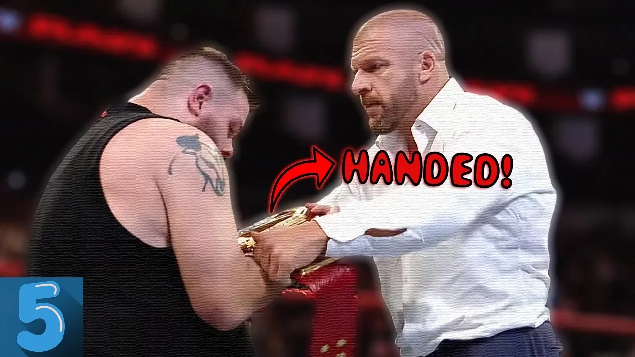 5 WWE Wrestlers Who Were HANDED Championships