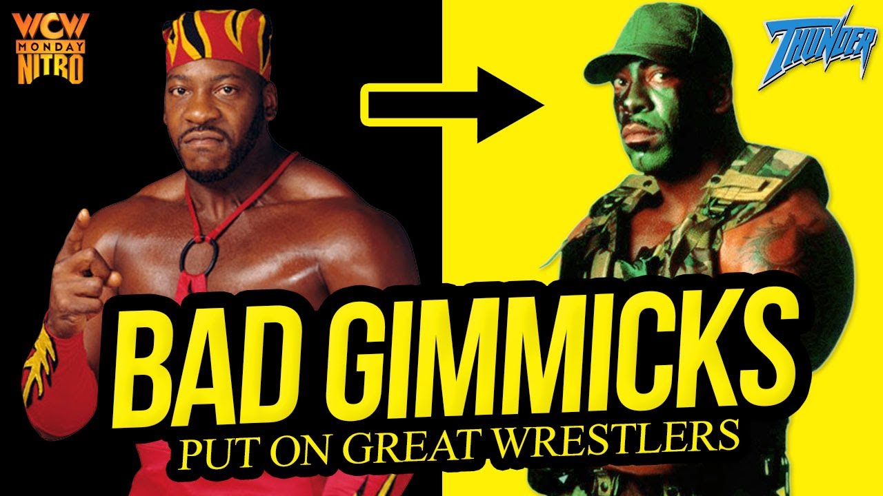 BAD GIMMICKS | On Great Wrestlers! background