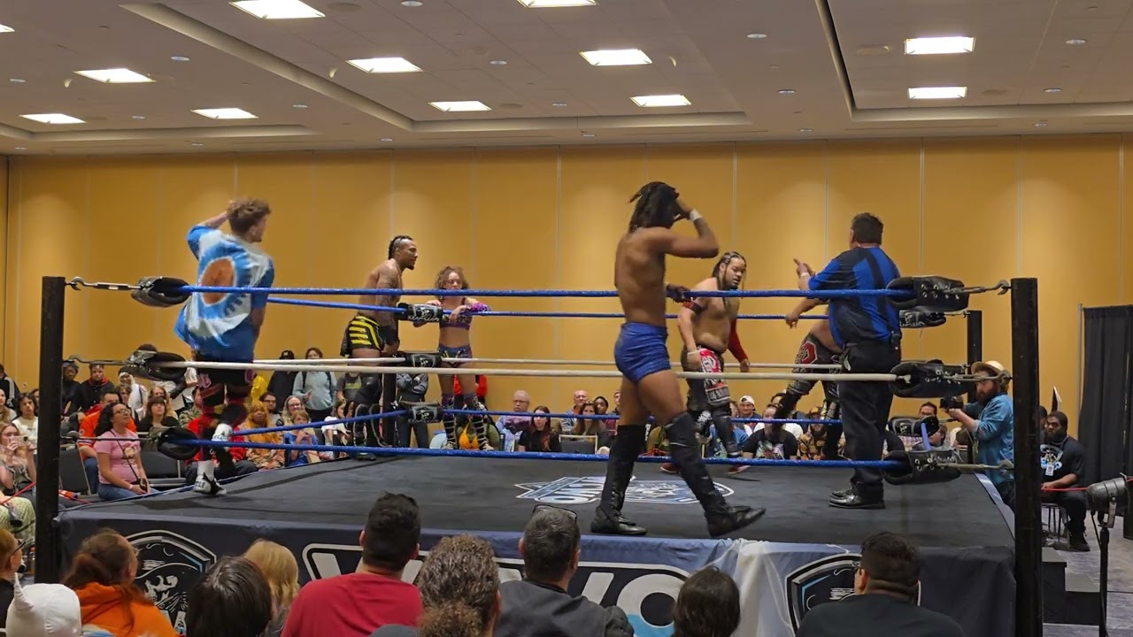 Zae Gates & Troy Valentine vs Highlight Reel vs Dex Royal & Rachel Armstrong- WCWO Comic Con 3/15/25