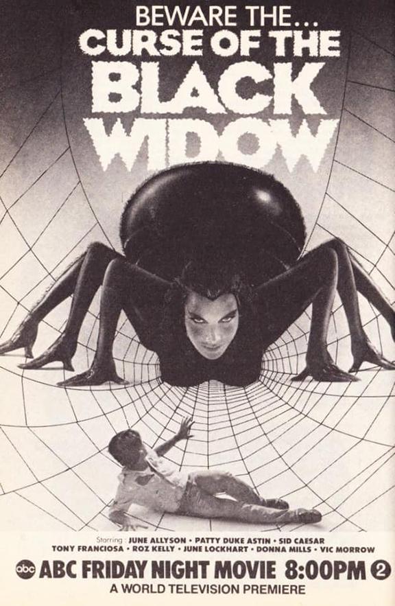 Curse of the Black Widow poster - similar to Bus 17 Is Missing