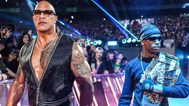 The Rock and Travis Scott make electrifying entrances: Elimination Chamber 2025 highlights