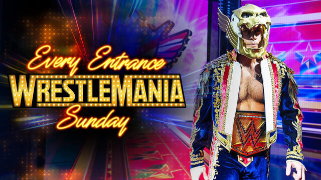 EVERY WrestleMania 41 Sunday entrance background