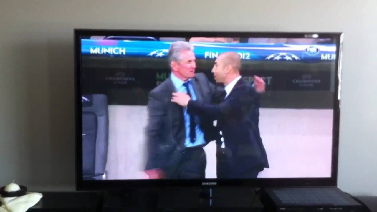 UEFA Champions League Final 2012: Drogba winning penalty reaction background