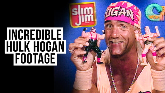 Incredible Hulk Hogan footage found in the WWE Vault background