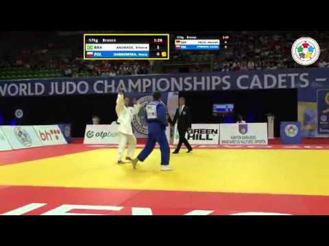 Anna Dabrowska vs Vitoria Andrade World Championship Cadets 2015 background