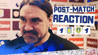 “A quality performance” | Daniel Farke reaction | Aston Villa 1-1 Leeds United