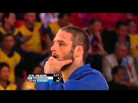 Travis Stevens vs Farhod Rahimov World Judo Championships 2015 - Astana