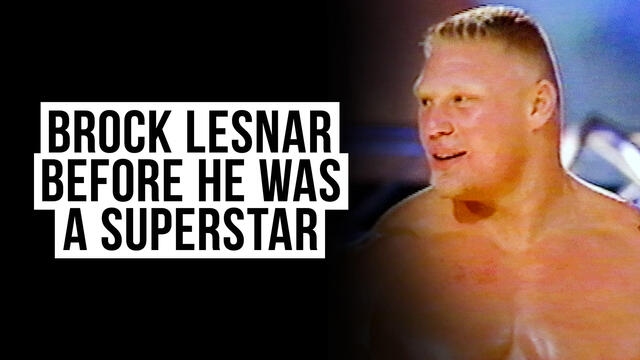 Brock Lesnar before he was a WWE Superstar: Dark Matches, OVW and more! background