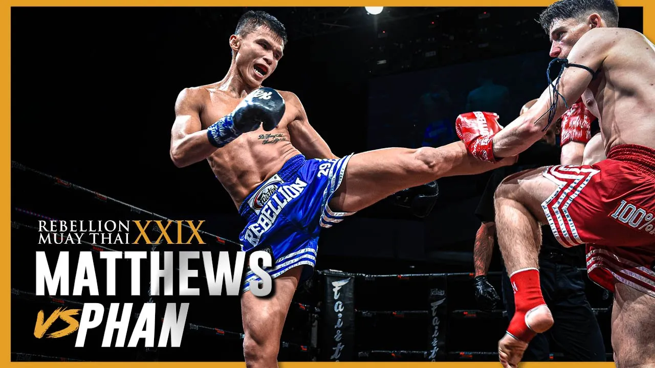 Rebellion Muaythai 29: Jack Matthews vs Van Phan background