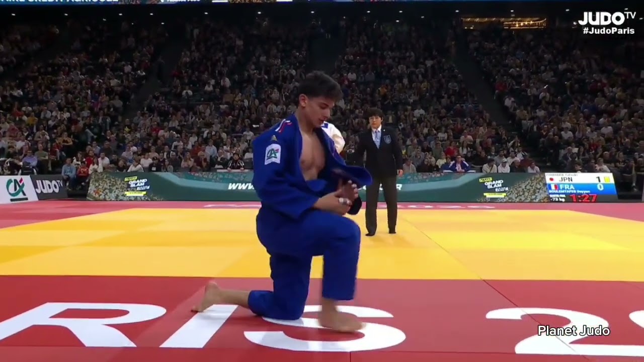 Tatsuki ISHIHARA 🇯🇵 🆚️ Dayyan BOULEMTAFES 🇫🇷 | четвертьфинал/-73кг | Большой Шлем Париж 2026