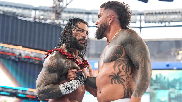 Roman Reigns & Jey Uso vs. Bron Breakker & Bronson Reed: SummerSlam 2025 highlights