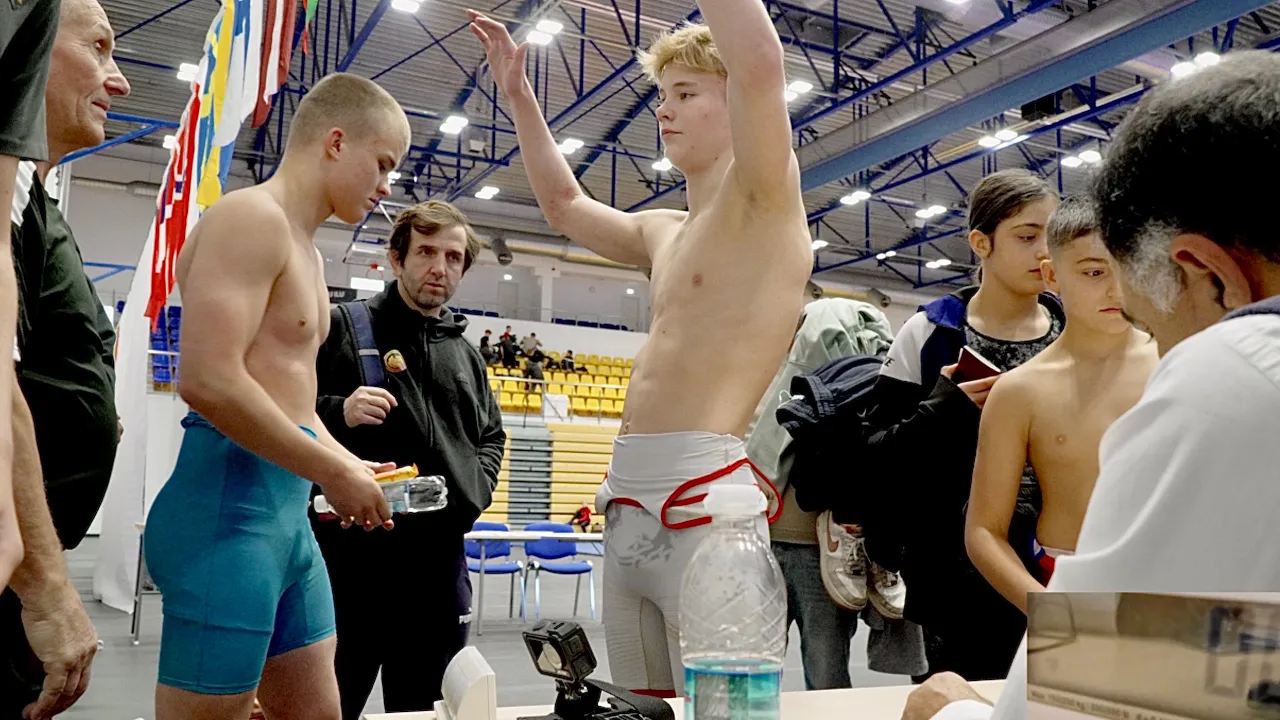 Weigh-In  part 2 (with scale!) and Medical short video! Lurich boys greco, women wrestling 2025.