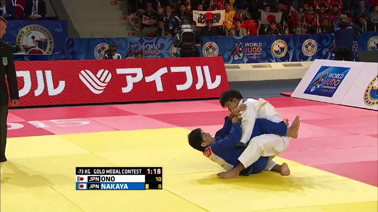 Shohei Ono vs Riki Nakaya World Judo Championships 2015 - Astana background