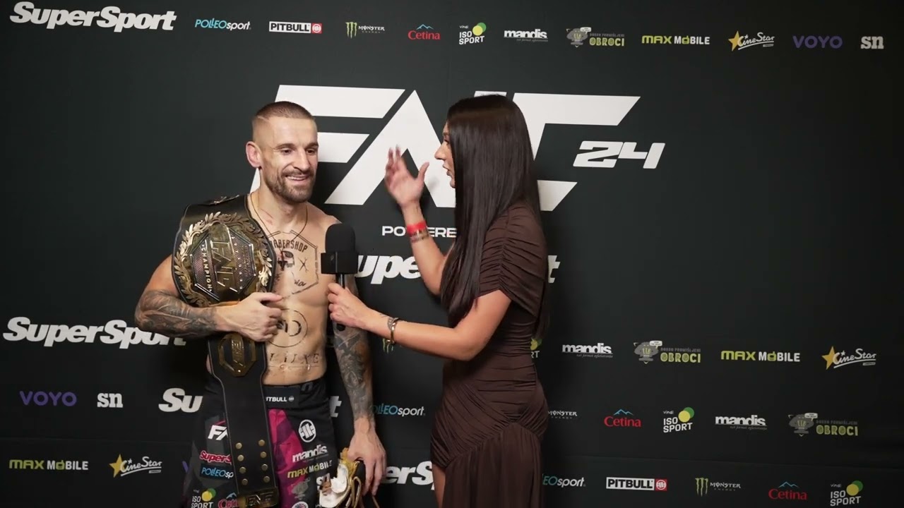 IVAN TIRKE SICAJA | POST FIGHT INTERVIEW | FNC 24 powered by SUPERSPORT | ZAGREB