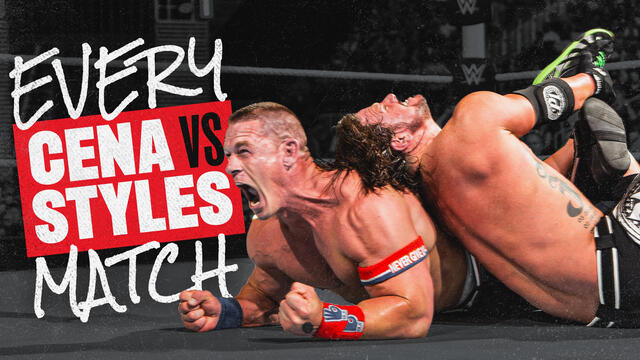 Every John Cena vs. AJ Styles 1-on-1 match | Full Match Compilation