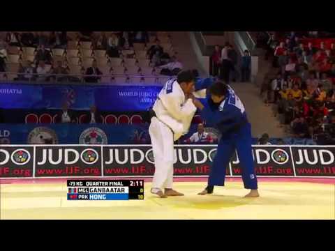 Kuk Hyon Hong vs Odbayar Ganbaatar World Judo Championships 2015 - Astana background