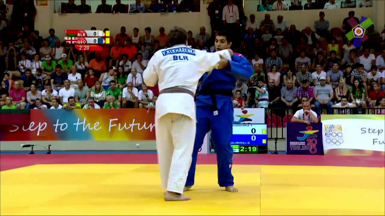 Gela Zaalishvili vs Yahor Kukharenka European Youth Olympic Festival Tbilisi 2015 background