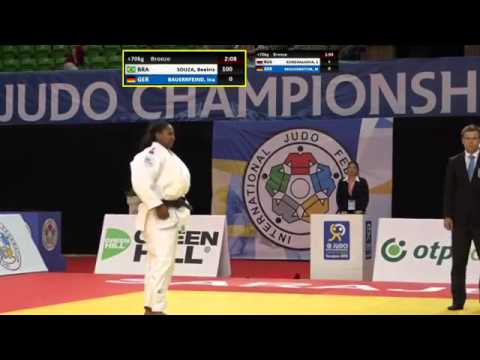 Beatriz Souza vs Ina Baurenfeind World Championship Cadets 2015