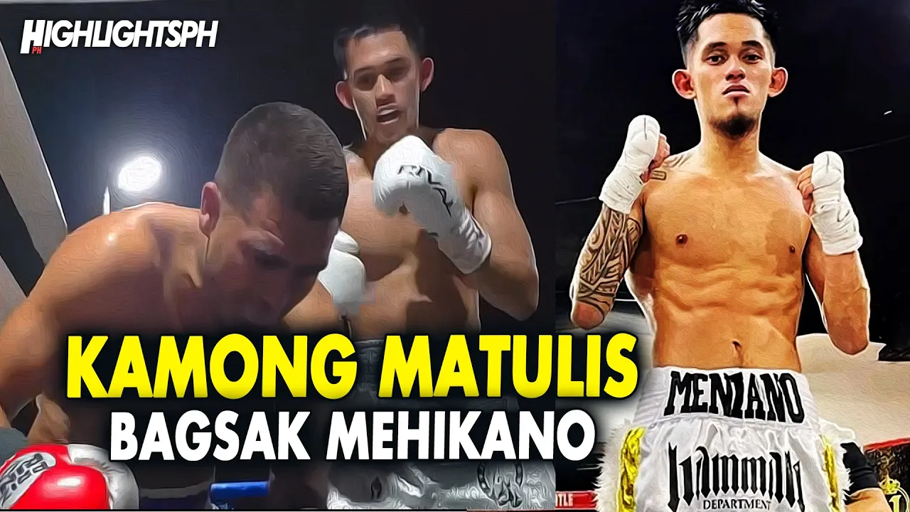 Kamao'y Matulis! MEHIKANO BAGSAK! 🇵🇭Alexandro Meniano vs 🇲🇽Jose Zazueta
