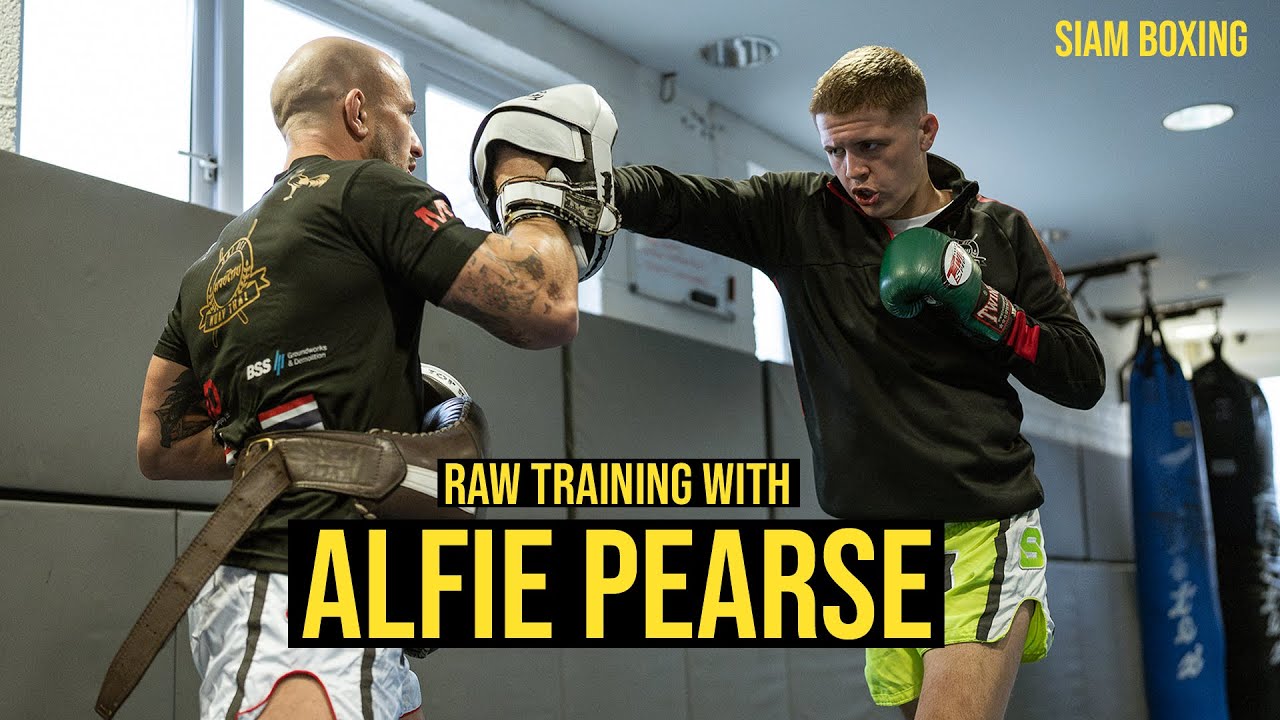 RAW Training with Alfie Pearse - Muay Thai - Siam Boxing background
