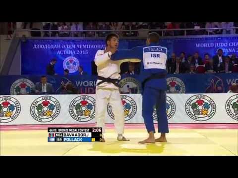 Golan Pollack vs Tumurkhuleg Davaadorj World Judo Championships 2015 background