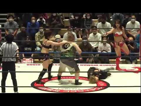 Kaoru Ito, Nanami & Sareee vs Seiki-gun (Mayumi Ozaki, Saori Anou & Yumi Ohka)