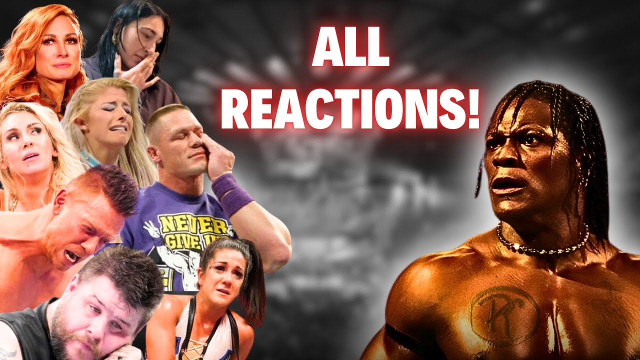 ALL REACTIONS to R Truth's SHOCK WWE Release