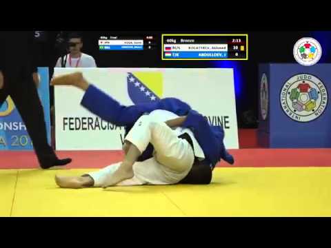 Akhmed Bogatyrev vs Jamoliddin Abdulloev World Championship Cadets 2015 backdrop