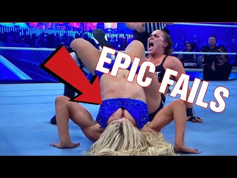 Epic wrestling Fails that will make you cringe(AEW AND WWE) background