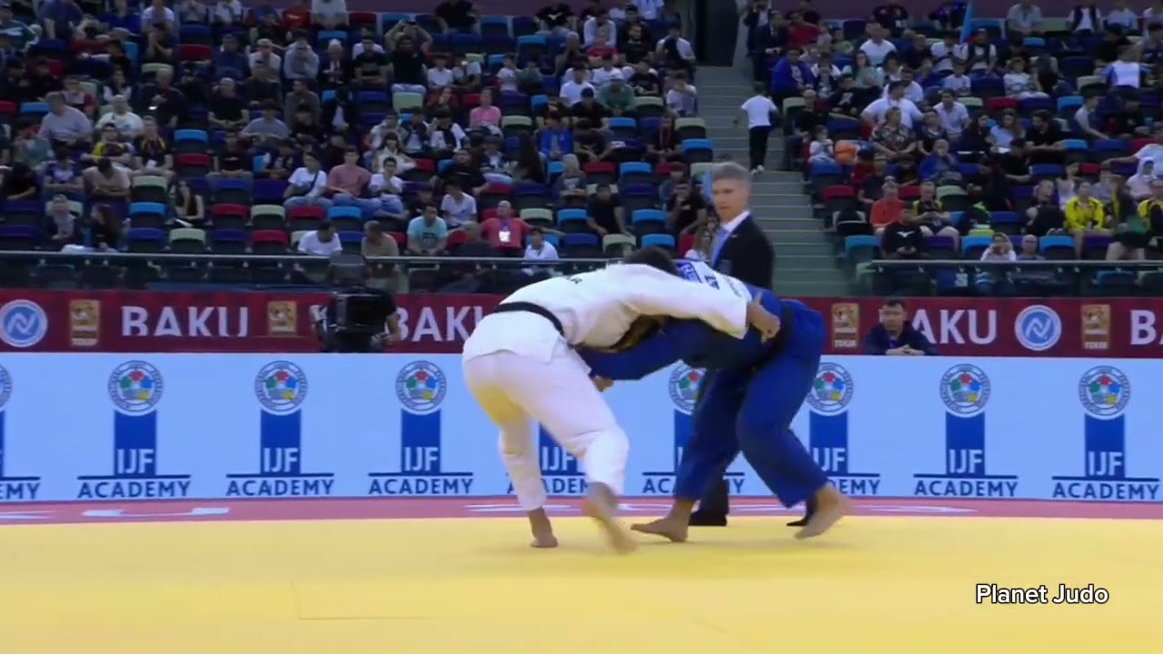 Aaron FARA 🇦🇹 🆚️ Islam BOZBAYEV 🇰🇿 | 2 раунд /-100кг | Большой Шлем Баку 2023