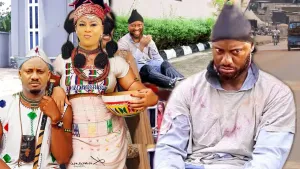 He disguised as a poor mad man jst 2 pick his wife nt knowing she was a princess