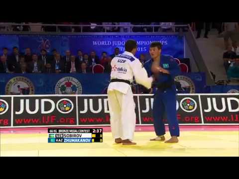 Rishod Sobirov vs Yeldos Zhumakanov World Judo Championships 2015 background