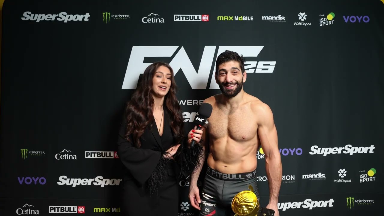 AGY SARDARI | POST FIGHT INTERVIEW | FNC 25 Powered by SuperSport | Varaždin