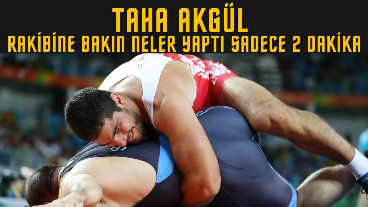 Taha Akgül'den Muhteşem Bir Final Güreşi / KAÇIRMAYIN background